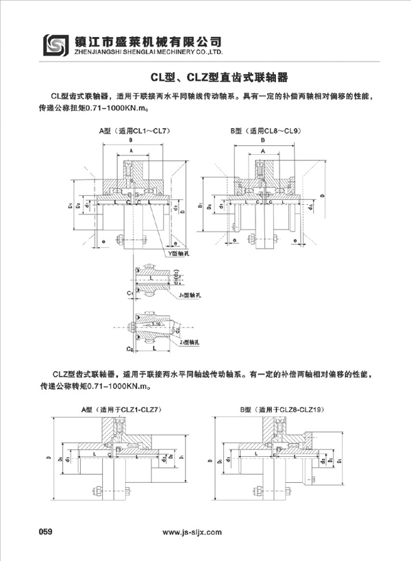 CL、CLZ型鼓形齿开运体育app官网下载中国有限公司